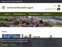 Tablet Screenshot of comune.rocchettaligure.al.it